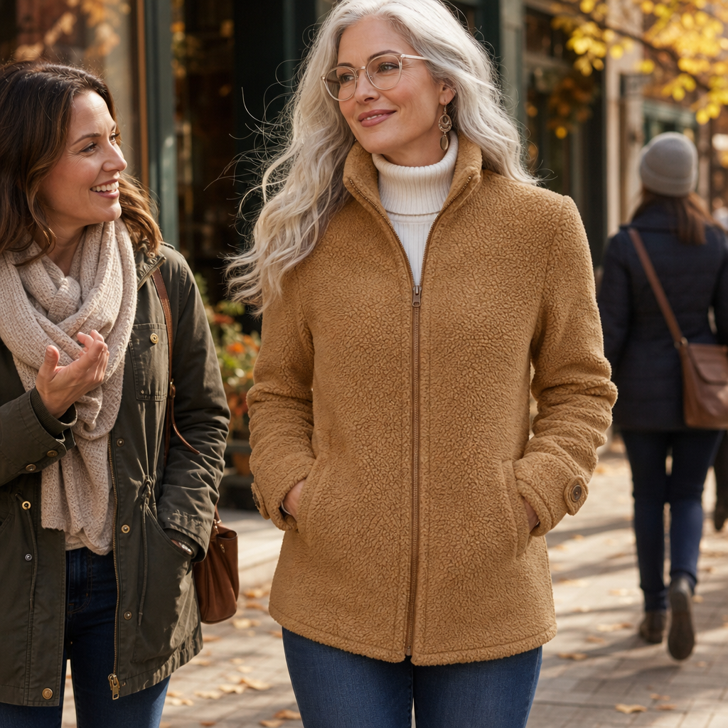 Wrapfield Stand Collar Zip Jacket - Women's Fleece Jacket