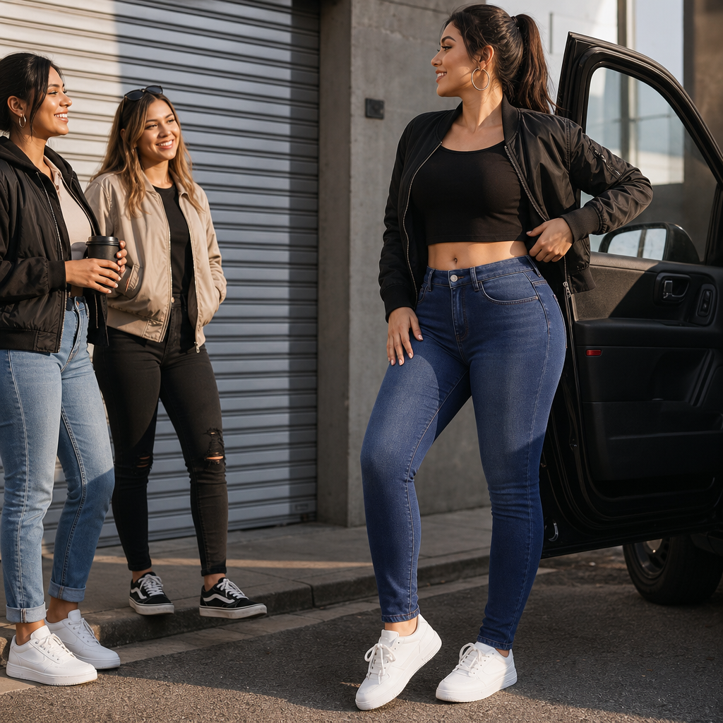 Plushden Skinny Jeans - Fleece Lined Women's Winter Jeans