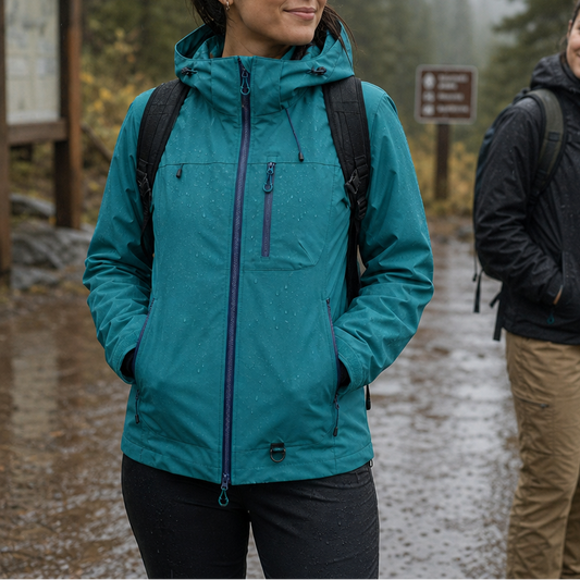 Vantrek Waterproof Windbreaker - Lightweight Rain Jacket