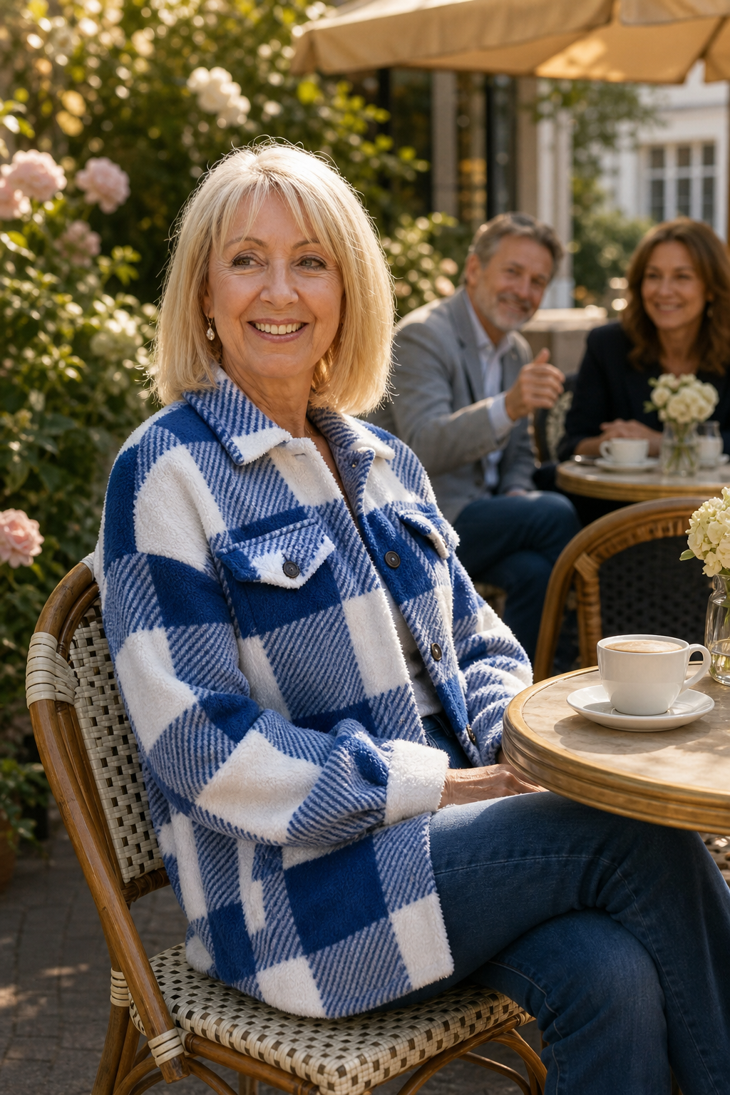 Wearbella Checked Overshirt Jacket - Women's Button Shacket