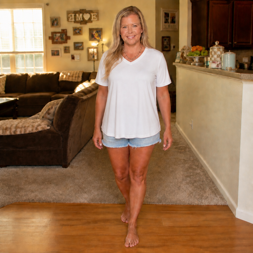 Basewear V-Neck Tee - Women's Loose Fit Tee Set of 3