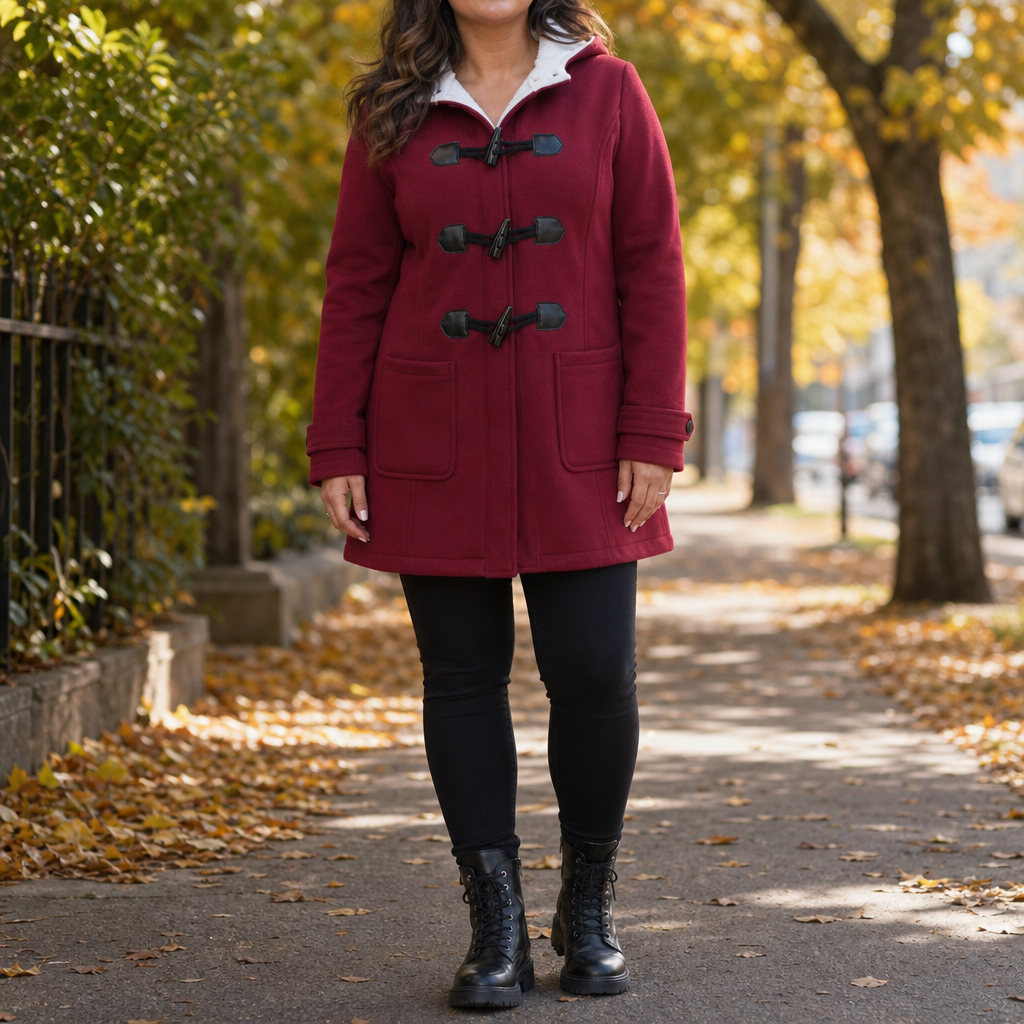 Coatelle Hooded Toggle Coat - Women's Mid-Length Coat