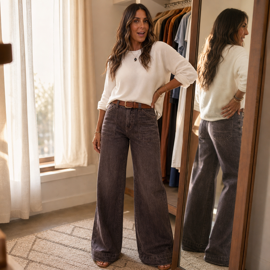 Wearbella Wide Leg Jeans - High Waisted Women's Jeans