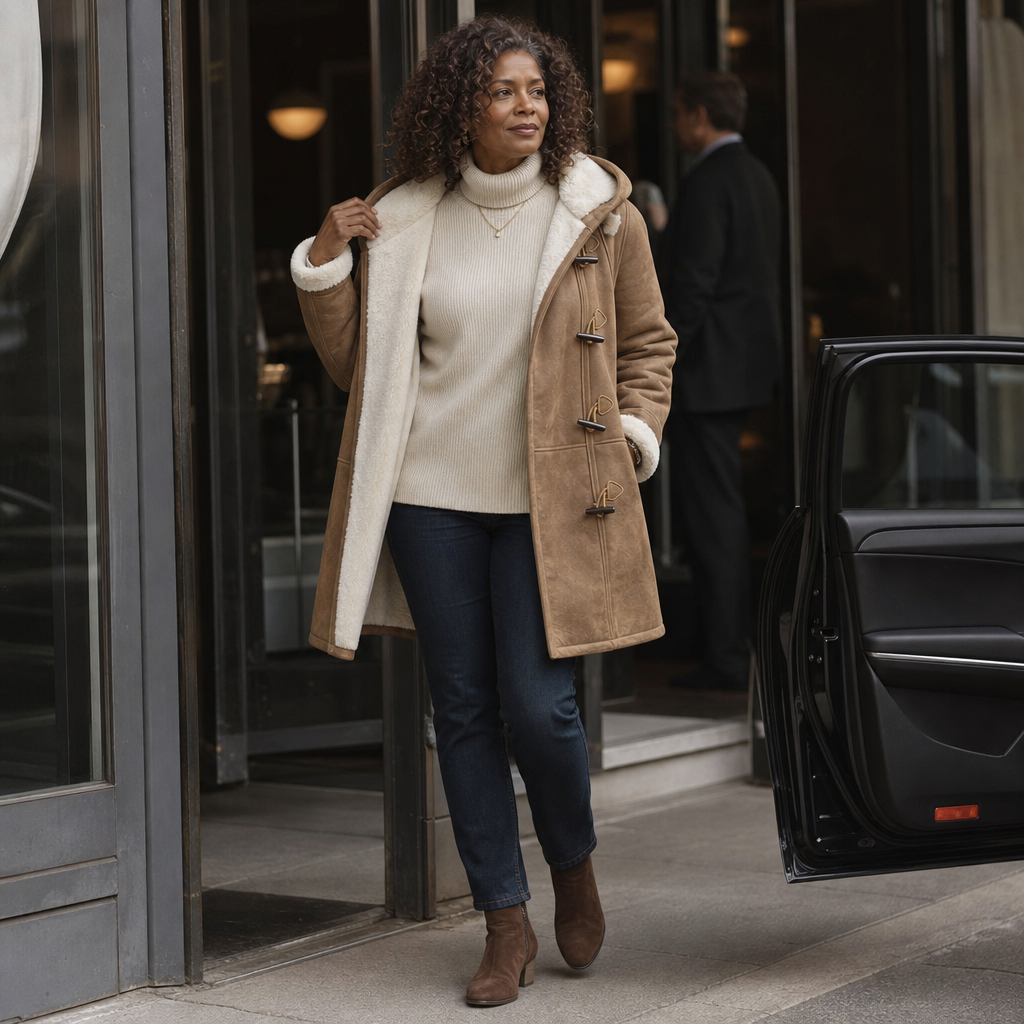 Wintlace Hooded Duffle Coat - Women's Fleece-Lined Coat