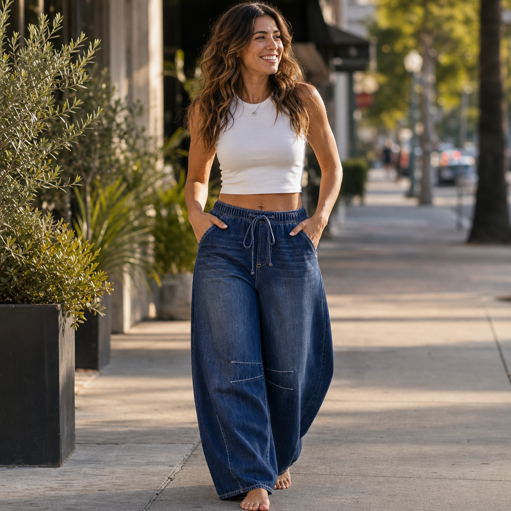 Wearbella Barrel Jeans - Adjustable Waist Women's Jeans