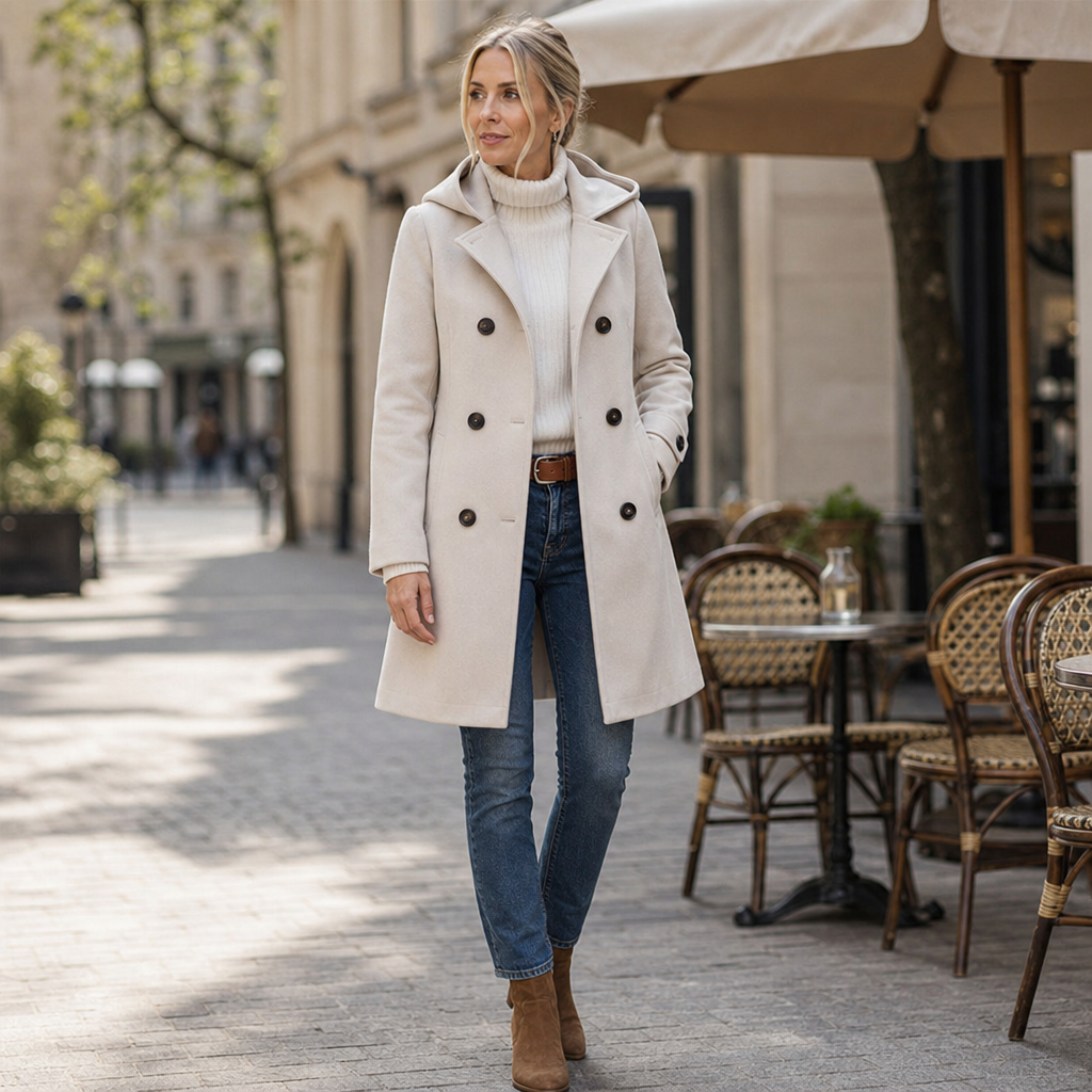 Mayfield Hooded Peacoat - Women's Double Breasted Coat