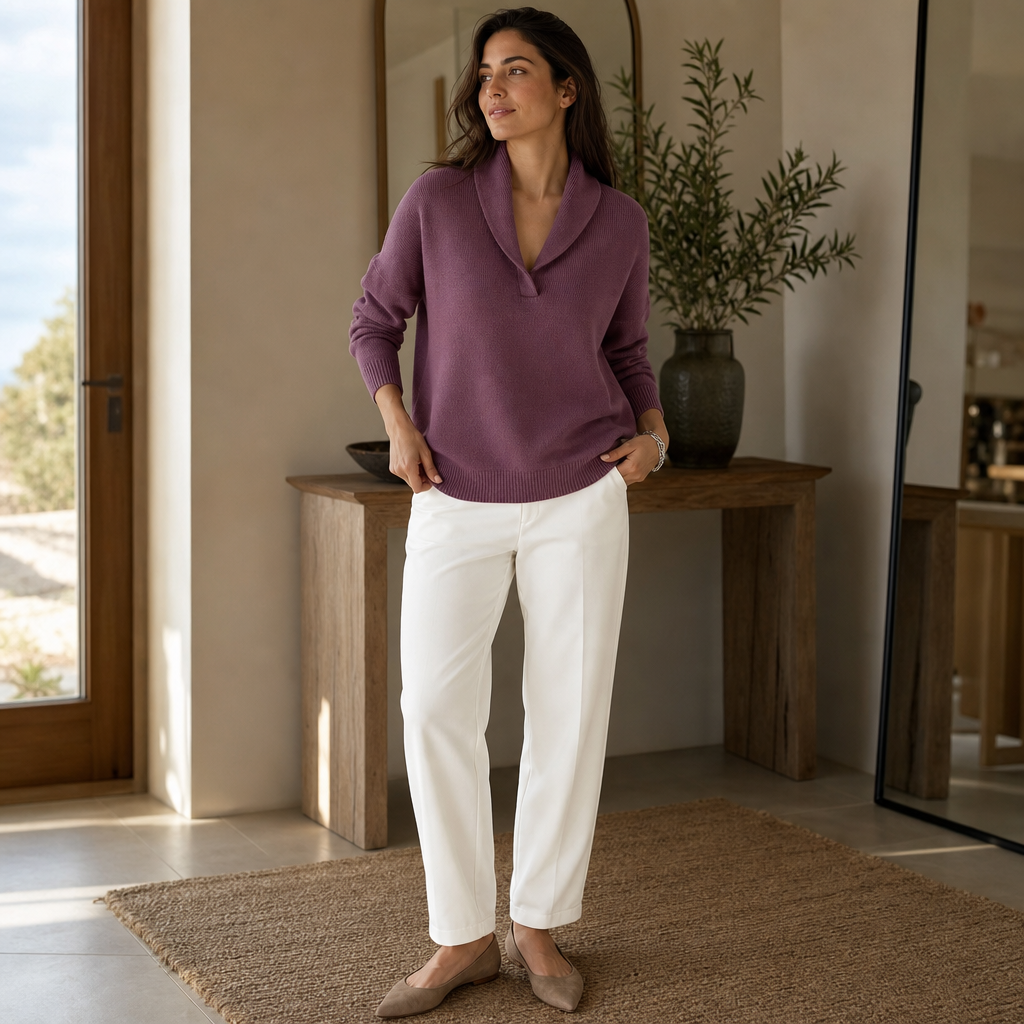 Wrapstead Shawl Collar Sweater - Women's Knit Jumper