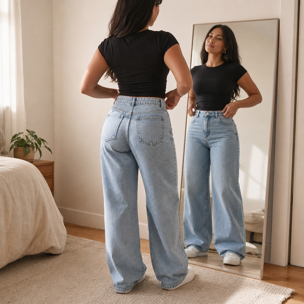 Vela Straight Jeans - High Rise Relaxed Women's Jeans