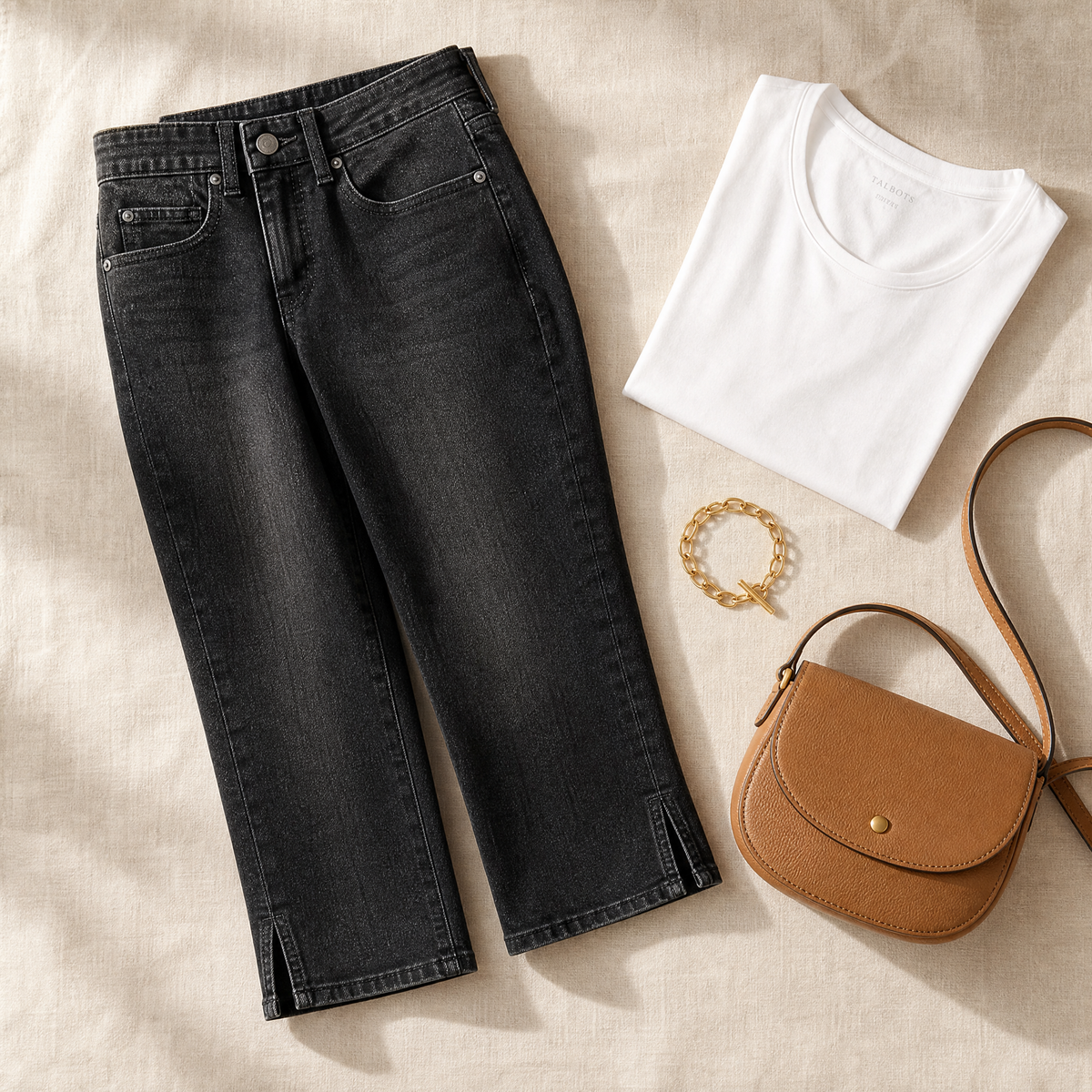 Curvella Capris - High Waist Stretch Women's Denim Capris