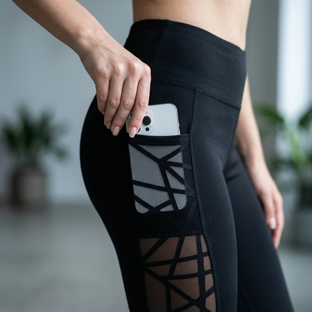 Luxefit Mesh Leggings - Women's High Waisted Leggings
