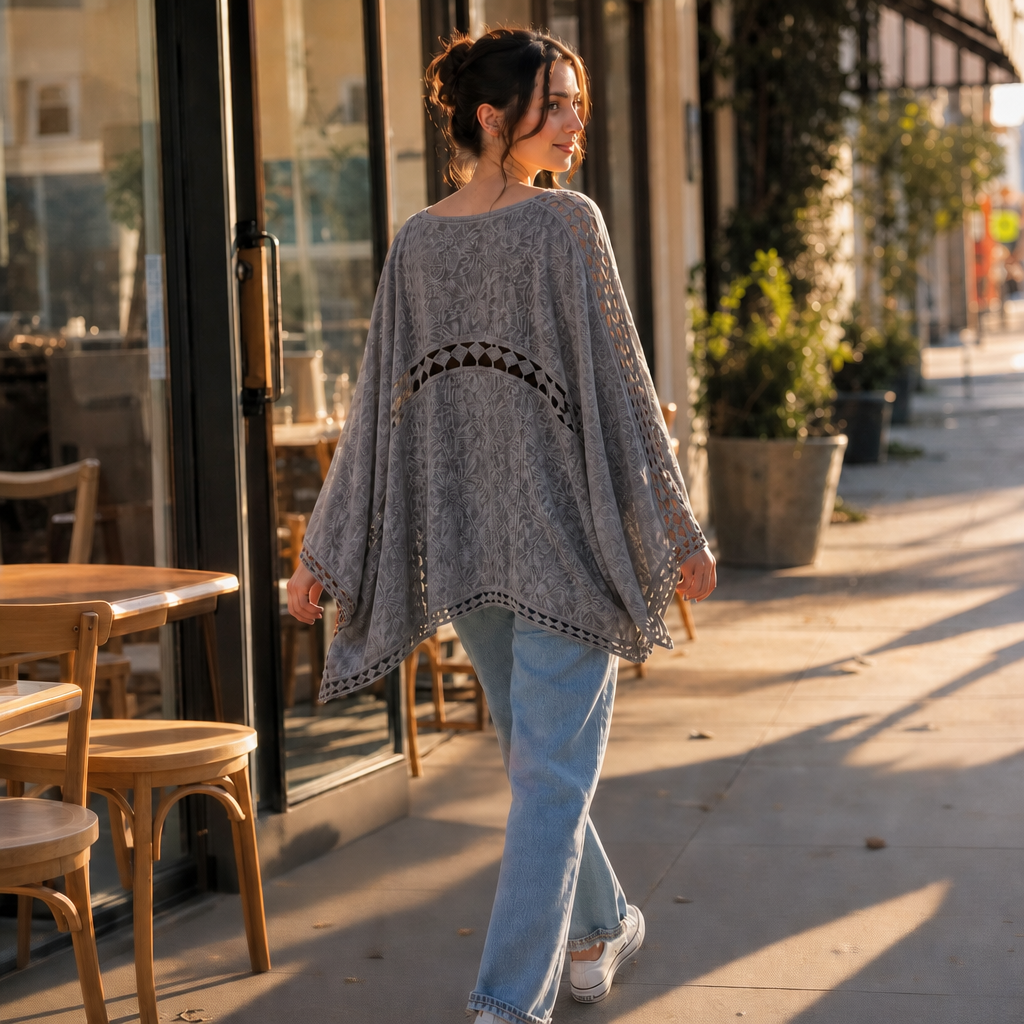 Wearbella Crochet Trim Cardigan - Women's Open Front Knit