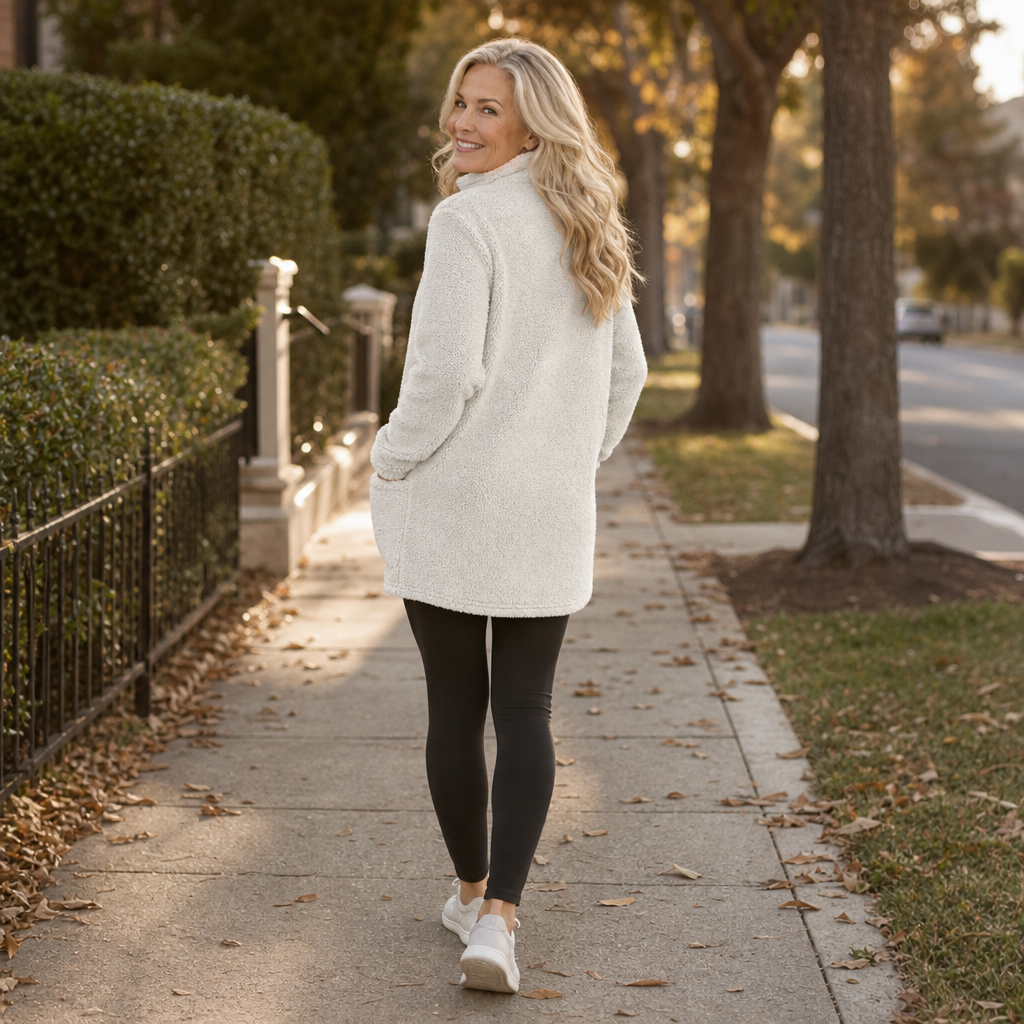 Wearlyn Half-Zip Sherpa Fleece - Women's Longline Pullover
