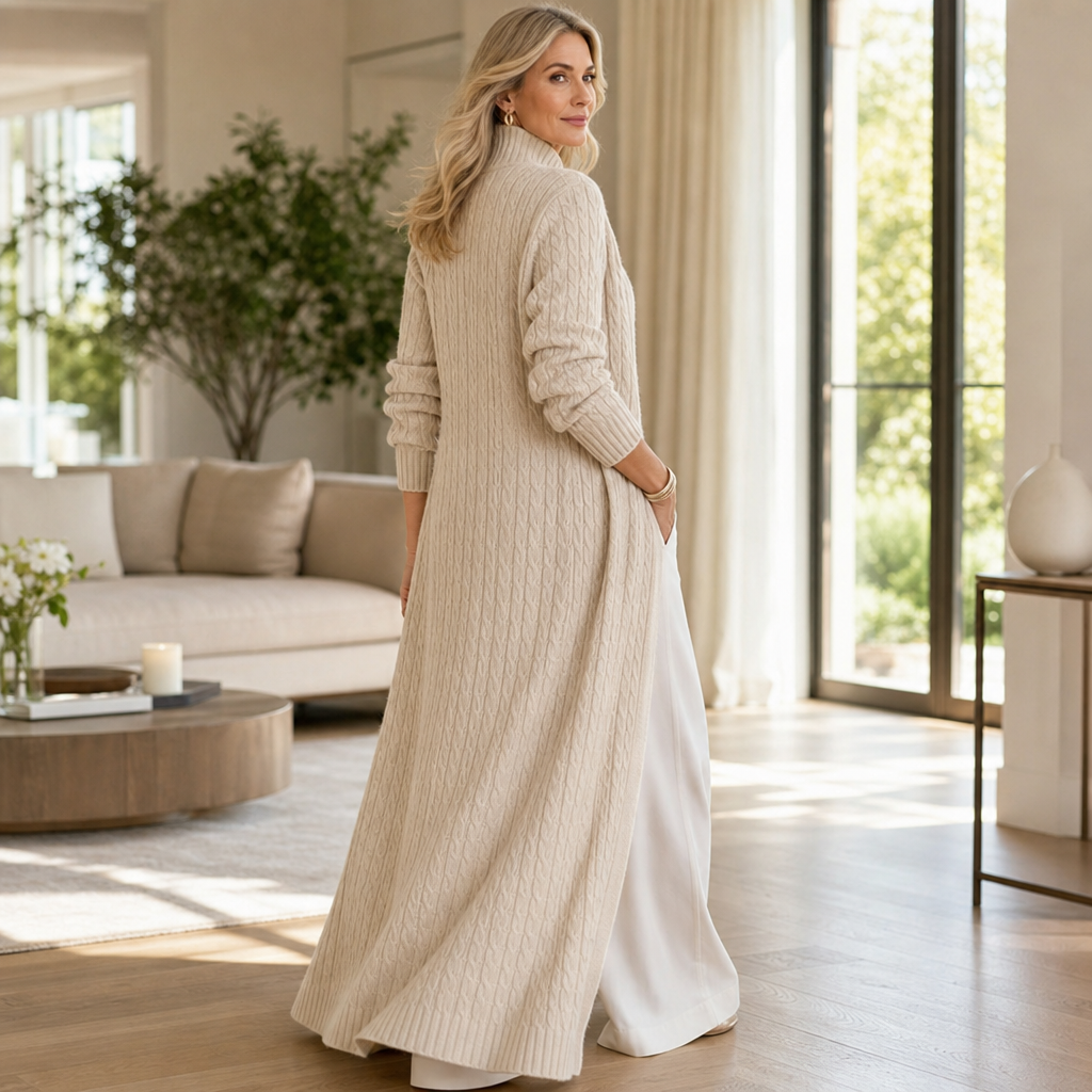 Cablewick Cable Knit Duster - Women's Long Cardigan