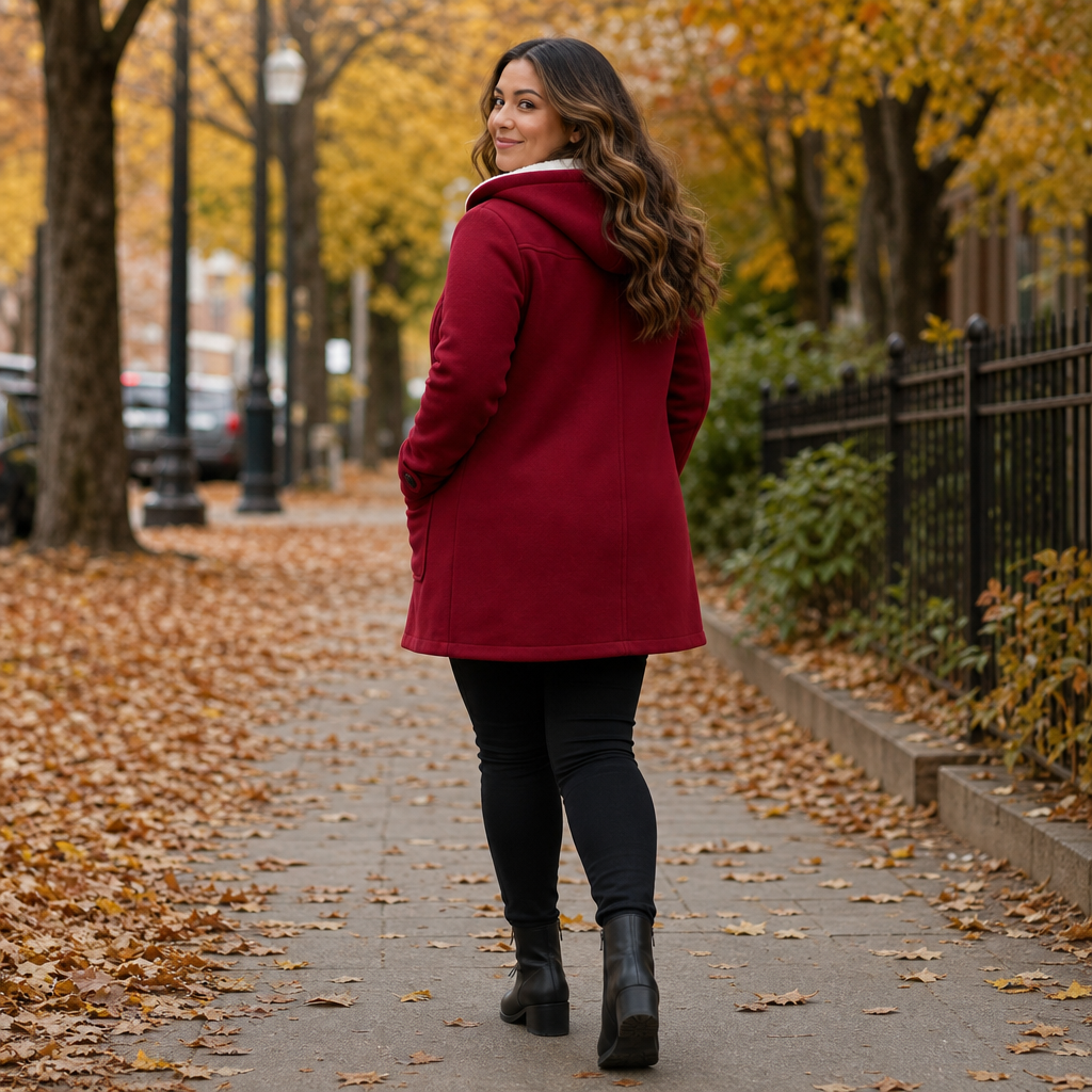 Coatelle Hooded Toggle Coat - Women's Mid-Length Coat