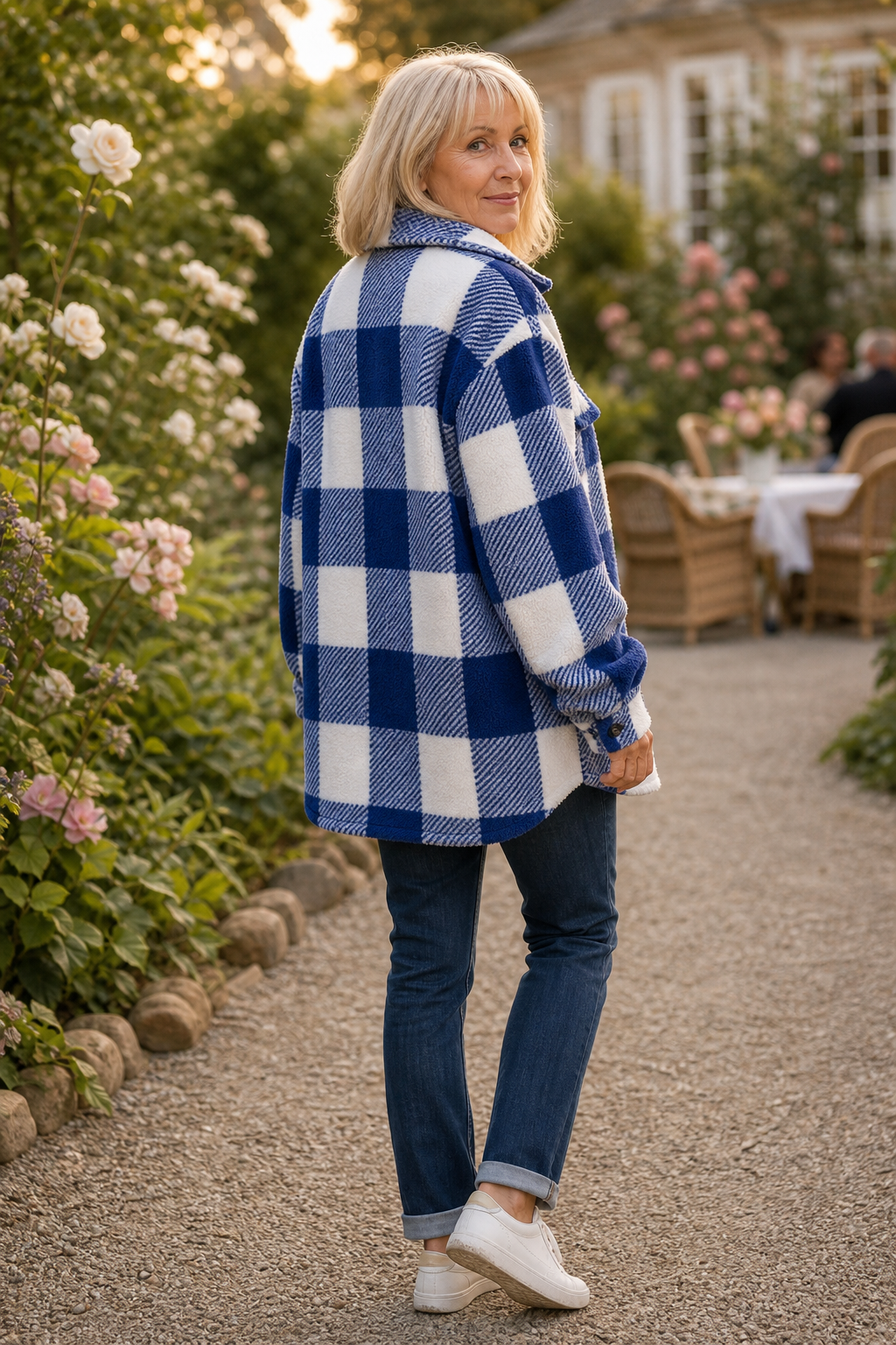 Wearbella Checked Overshirt Jacket - Women's Button Shacket