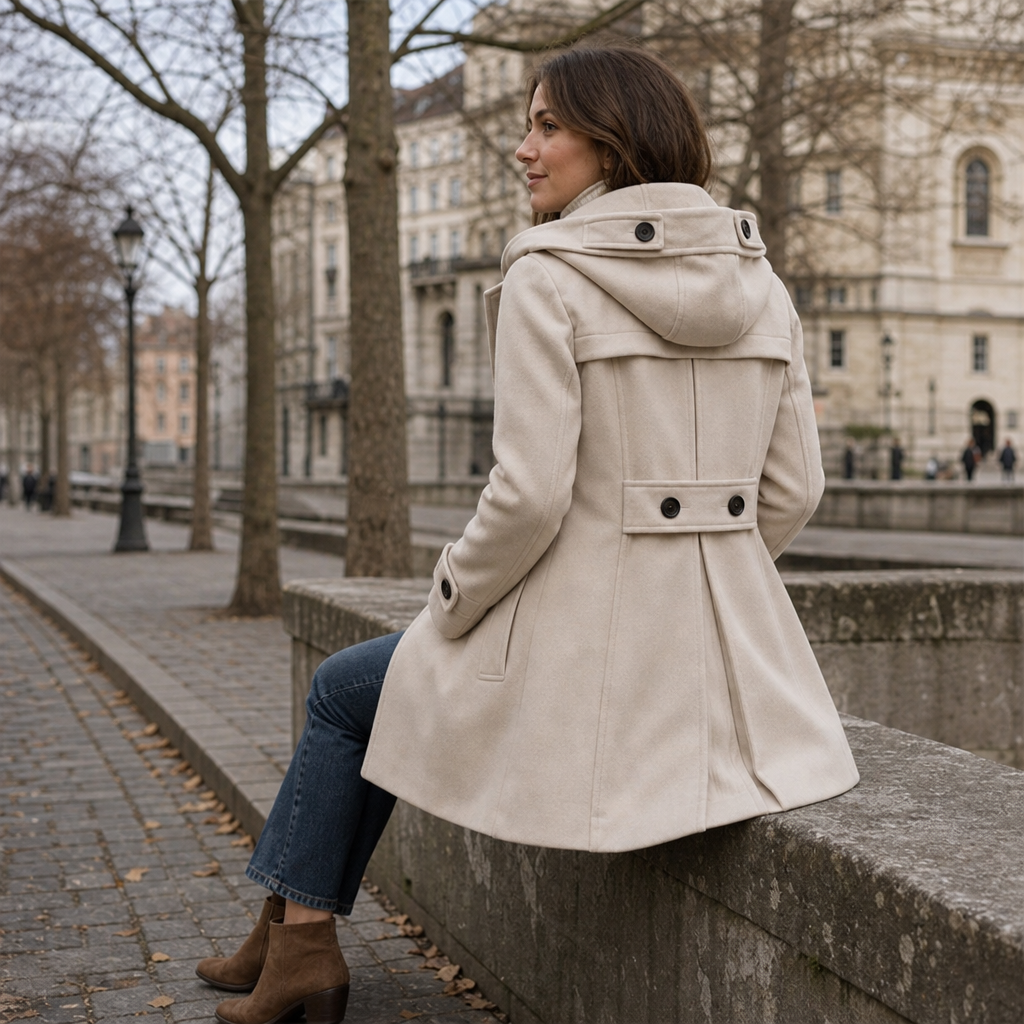 Mayfield Hooded Peacoat - Women's Double Breasted Coat