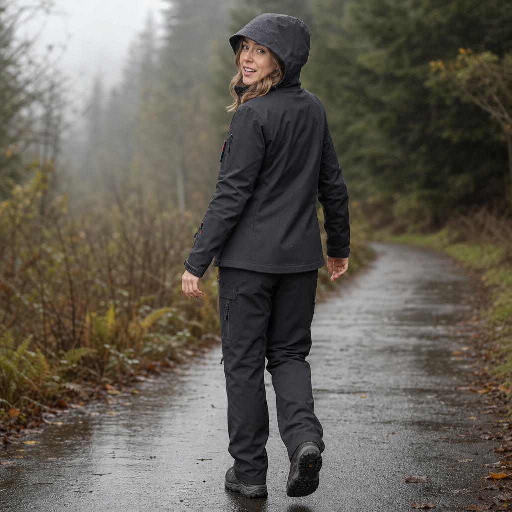 Shieldfern Softshell Jacket - Women's Fleece-Lined Hooded