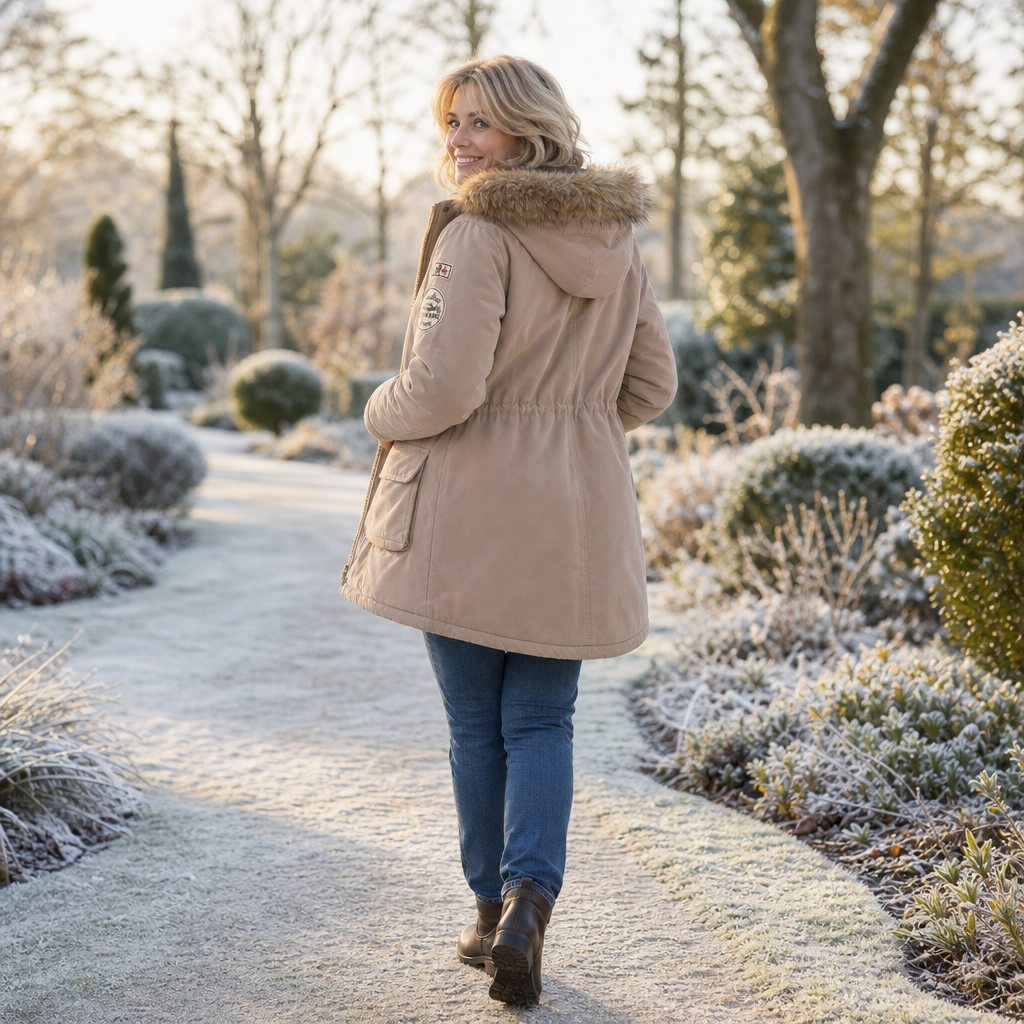 Velora Fur-Hooded Parka - Women's Lined Winter Coat