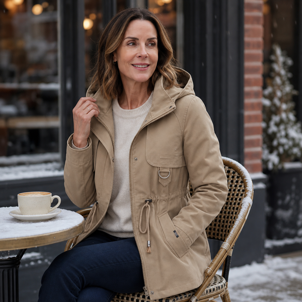Midluna Mid-Length Parka - Women's Adjustable Waist Coat