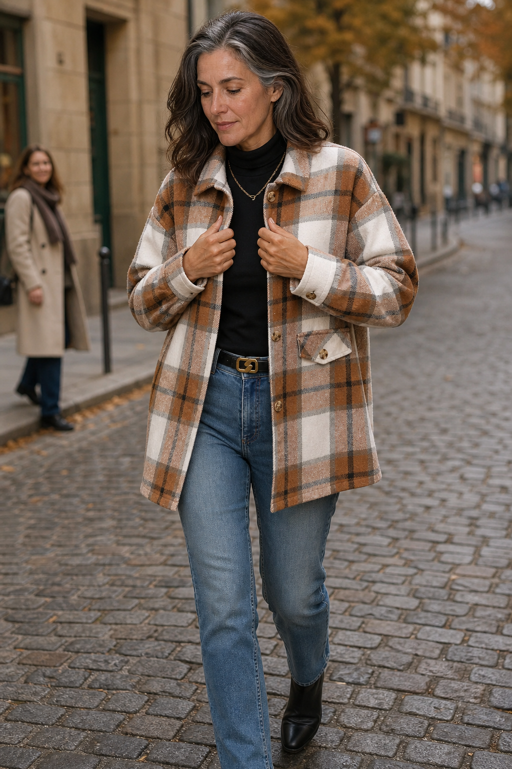 Shackston Plaid Shirt Jacket - Women's Relaxed Shacket