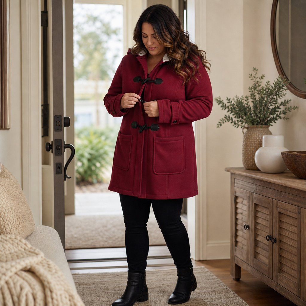 Coatelle Hooded Toggle Coat - Women's Mid-Length Coat