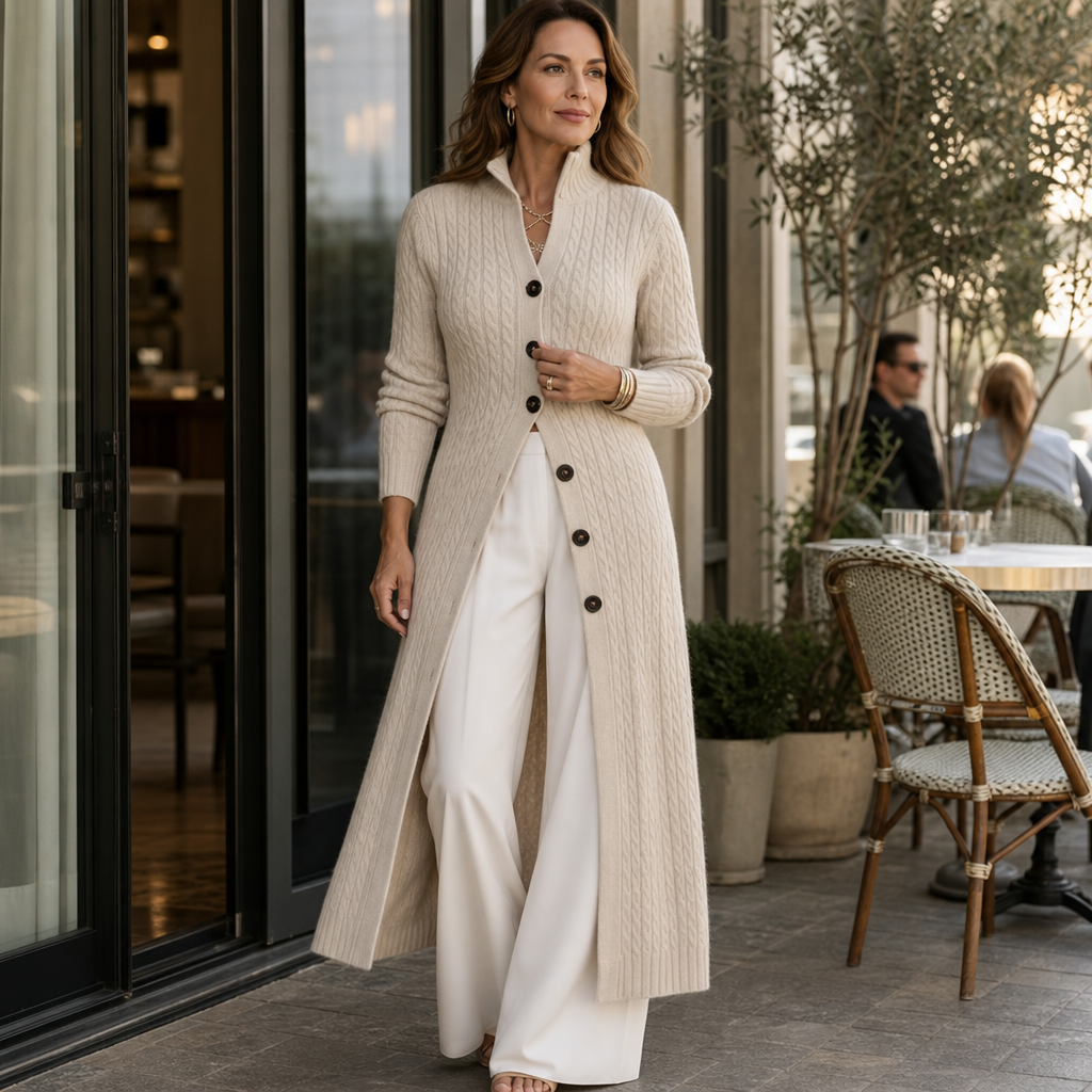 Cablewick Cable Knit Duster - Women's Long Cardigan