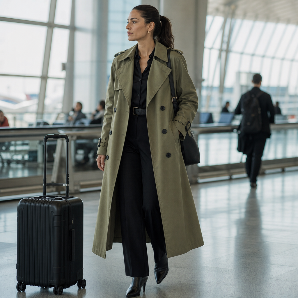 Mayfield Long Trench Coat - Women's Double-Breasted Coat
