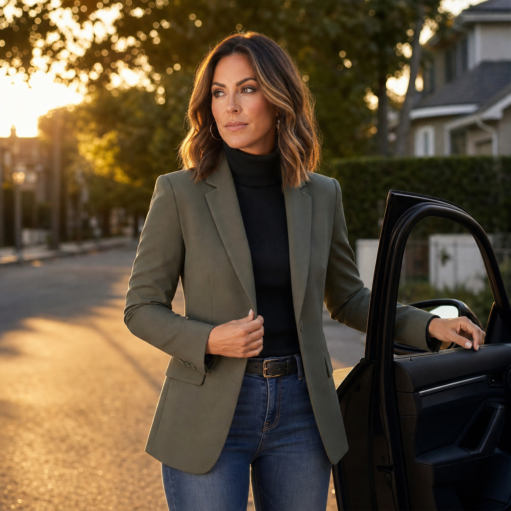 Formelle Cropped Blazer - Tailored Women's Work Jacket