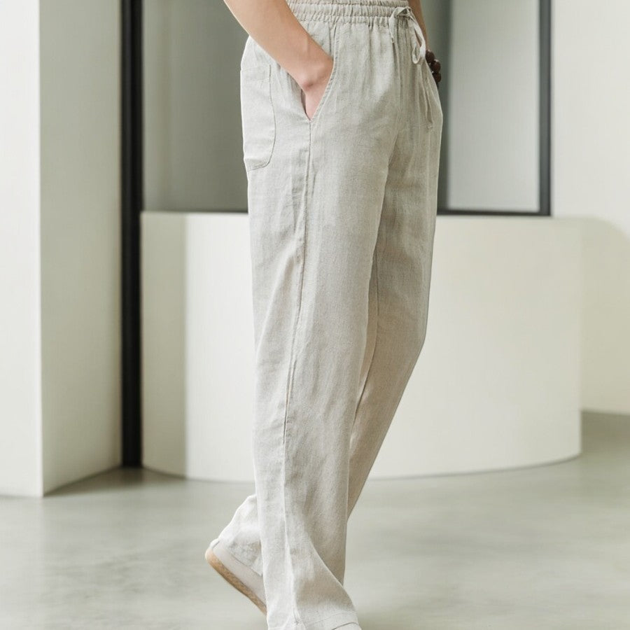 Palmara Linen Pants - Men's Relaxed Linen Trousers