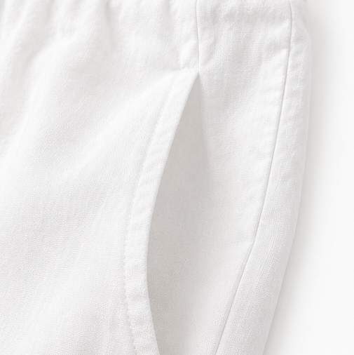 Liora Lace Trim Pants - Women's Drawstring Cropped Pants