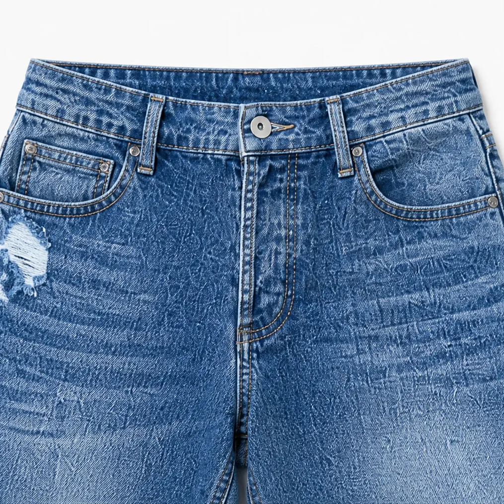 Lirelle Distressed Flare Jeans - Women's Wide Leg Jeans