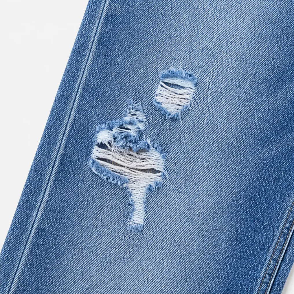 Lirelle Distressed Flare Jeans - Women's Wide Leg Jeans