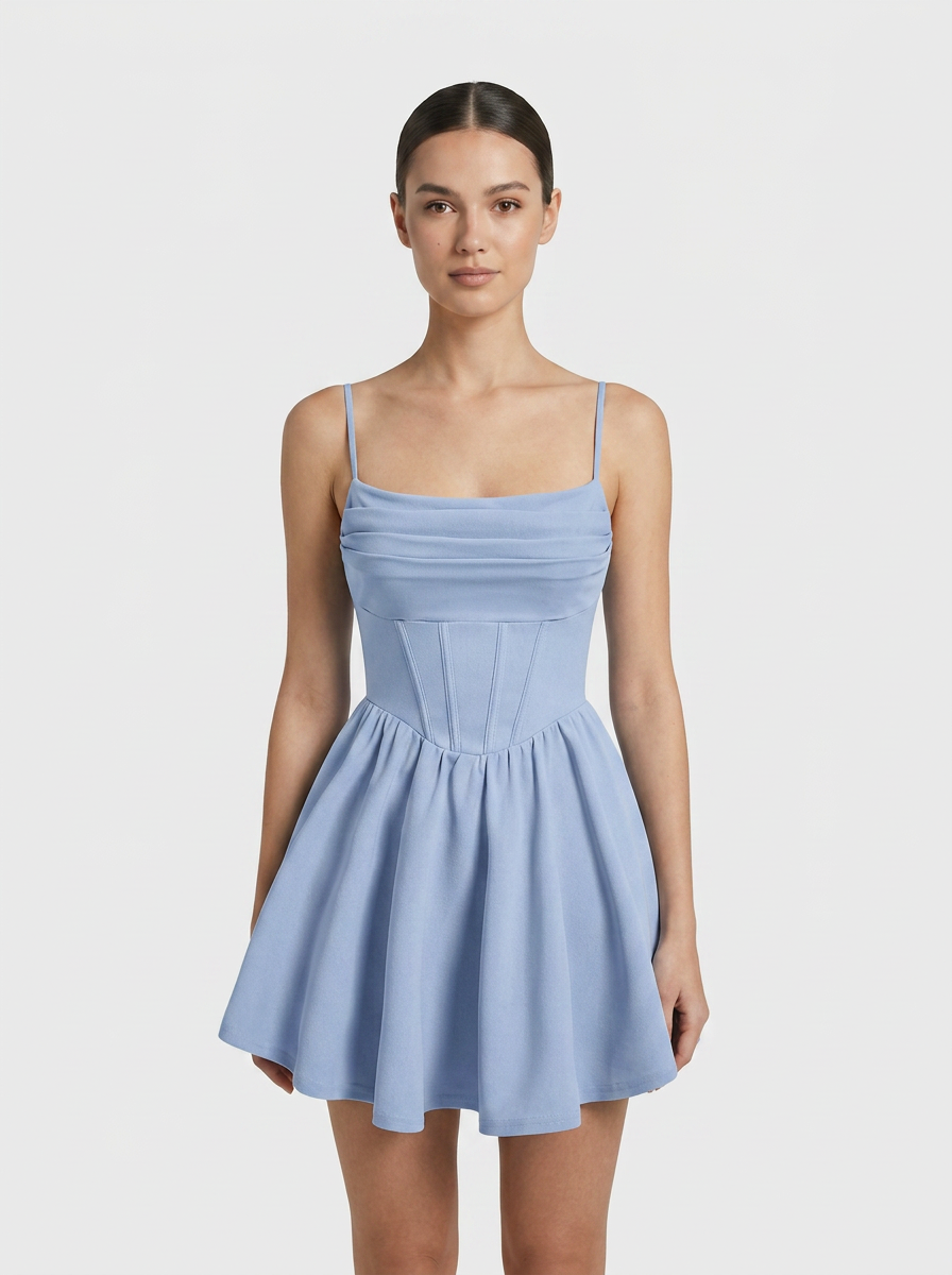 Beatrix Corset Dress - Women's Skater Mini Dress