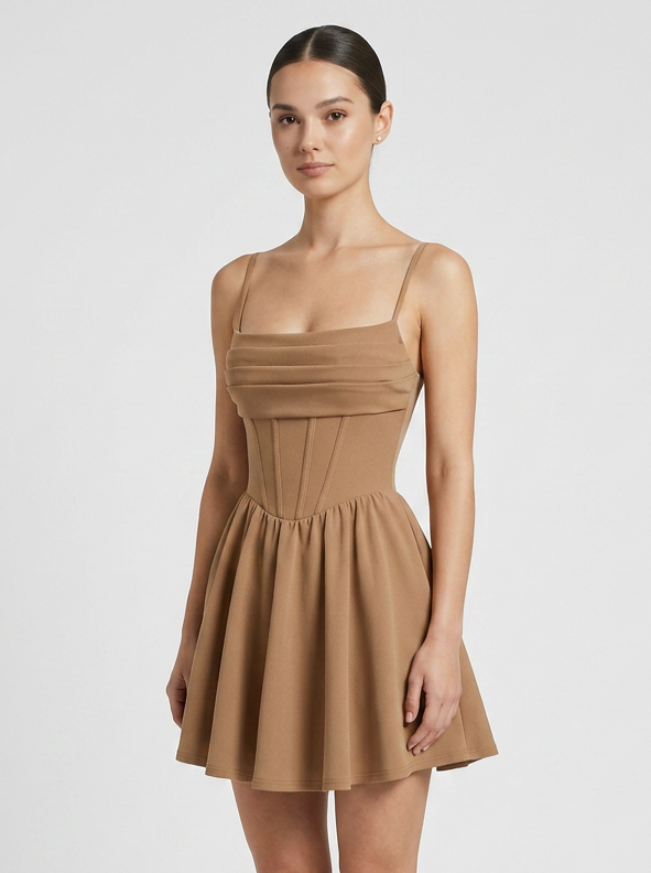Beatrix Corset Dress - Women's Skater Mini Dress