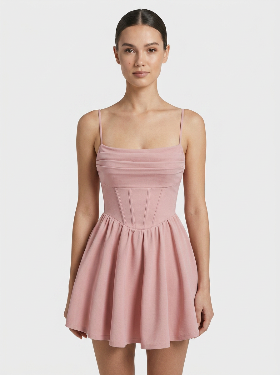 Beatrix Corset Dress - Women's Skater Mini Dress