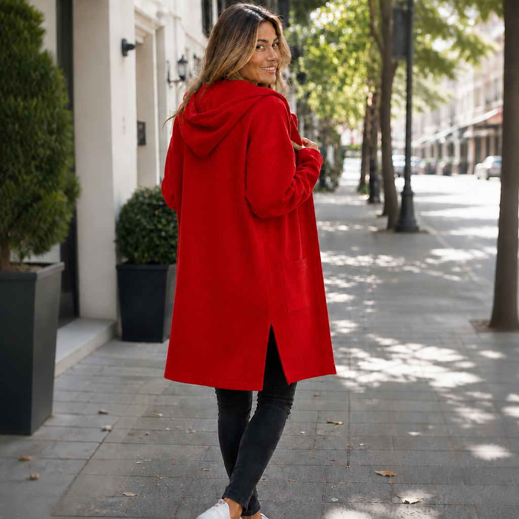 Wearbella Hooded Cardigan - Women's Longline Open Front