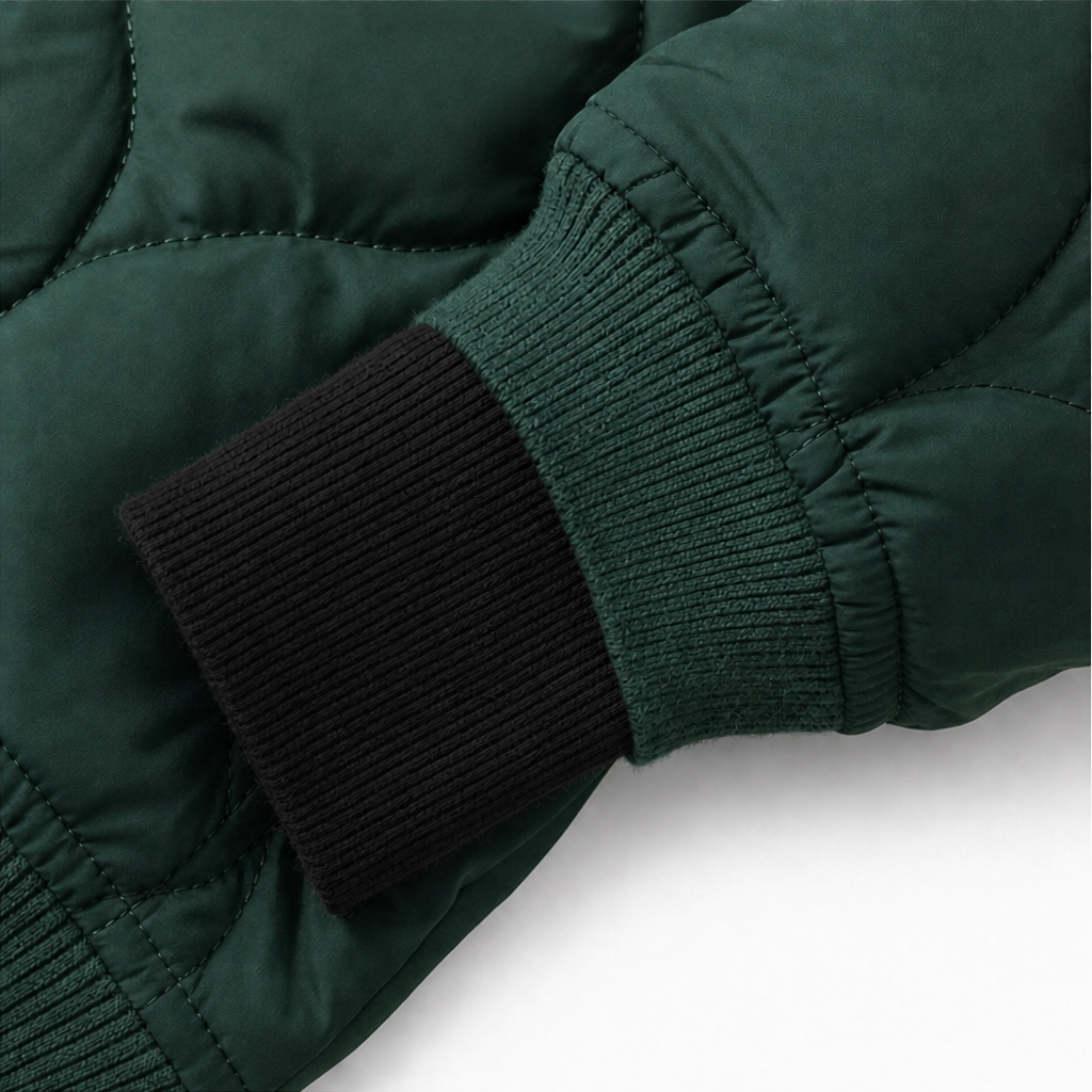 Wearbella Spliced Quilted Puffer - Women's Hooded Jacket
