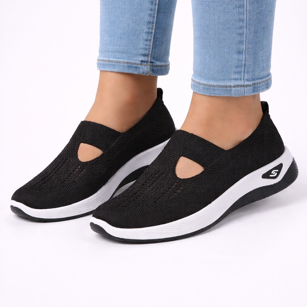 Orthopaedic Knit Slip-On Shoes - Women's Comfort Shoes