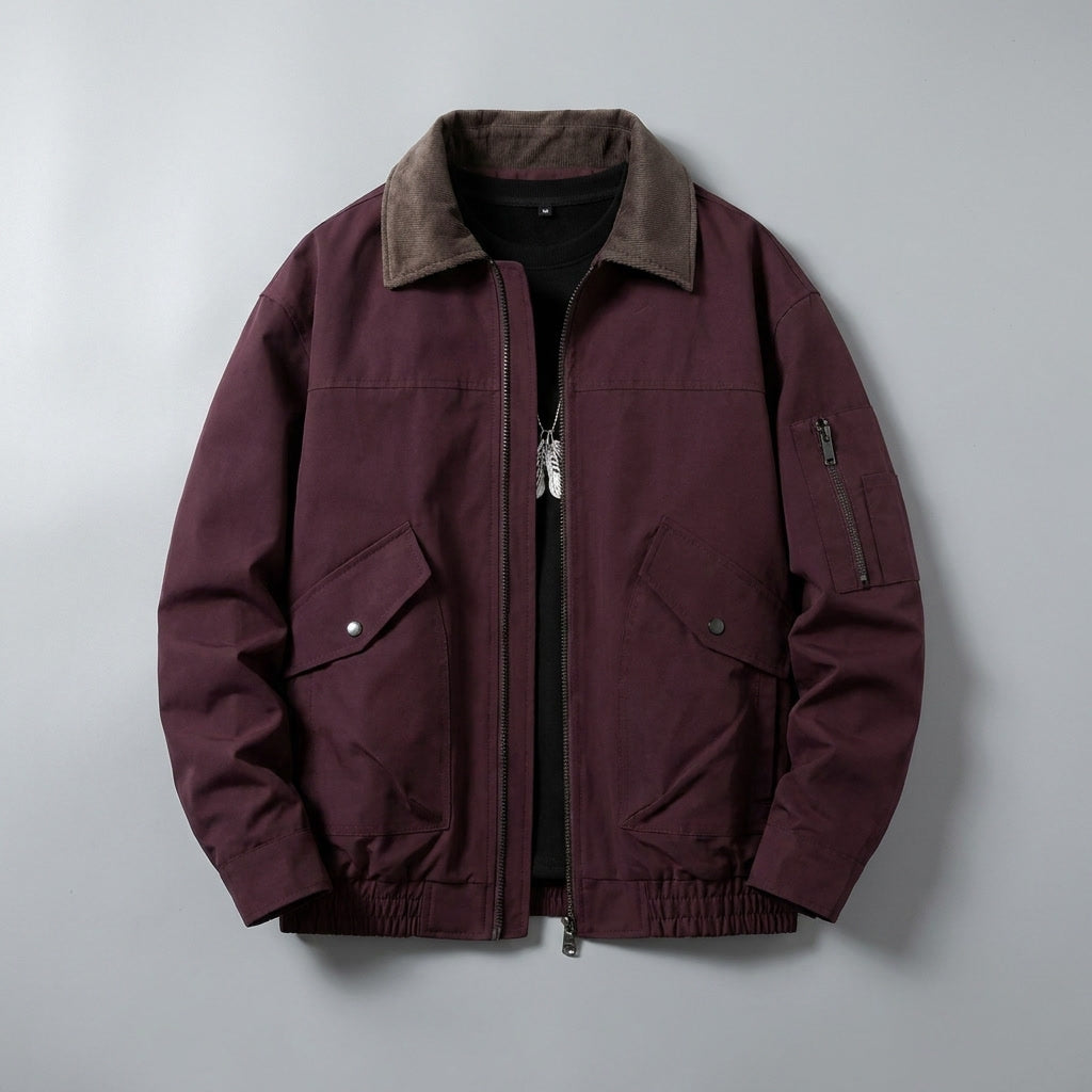 Fletcher Workwear Jacket - Men's Zip Front Jacket