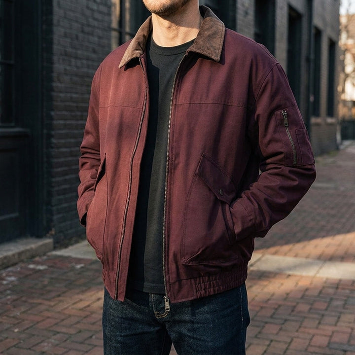 Fletcher Workwear Jacket - Men's Zip Front Jacket