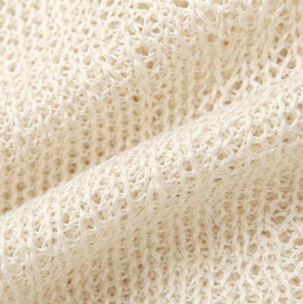 Solvera Open Knit Top - Women's Batwing High Low Top