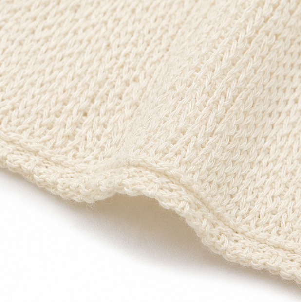 Solvera Open Knit Top - Women's Batwing High Low Top
