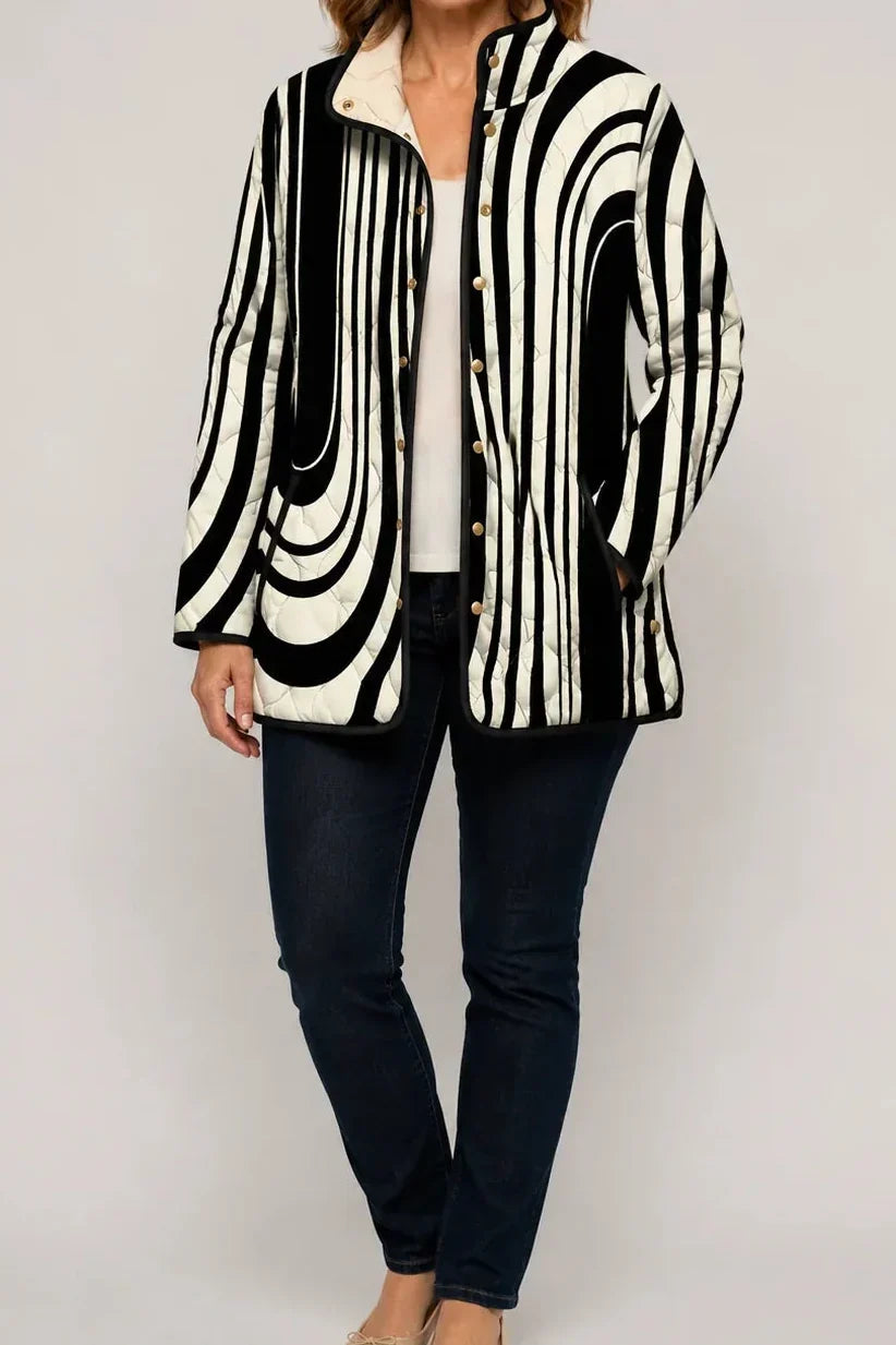 Wearbella Floral Puffer Jacket - Women's Quilted Jacket