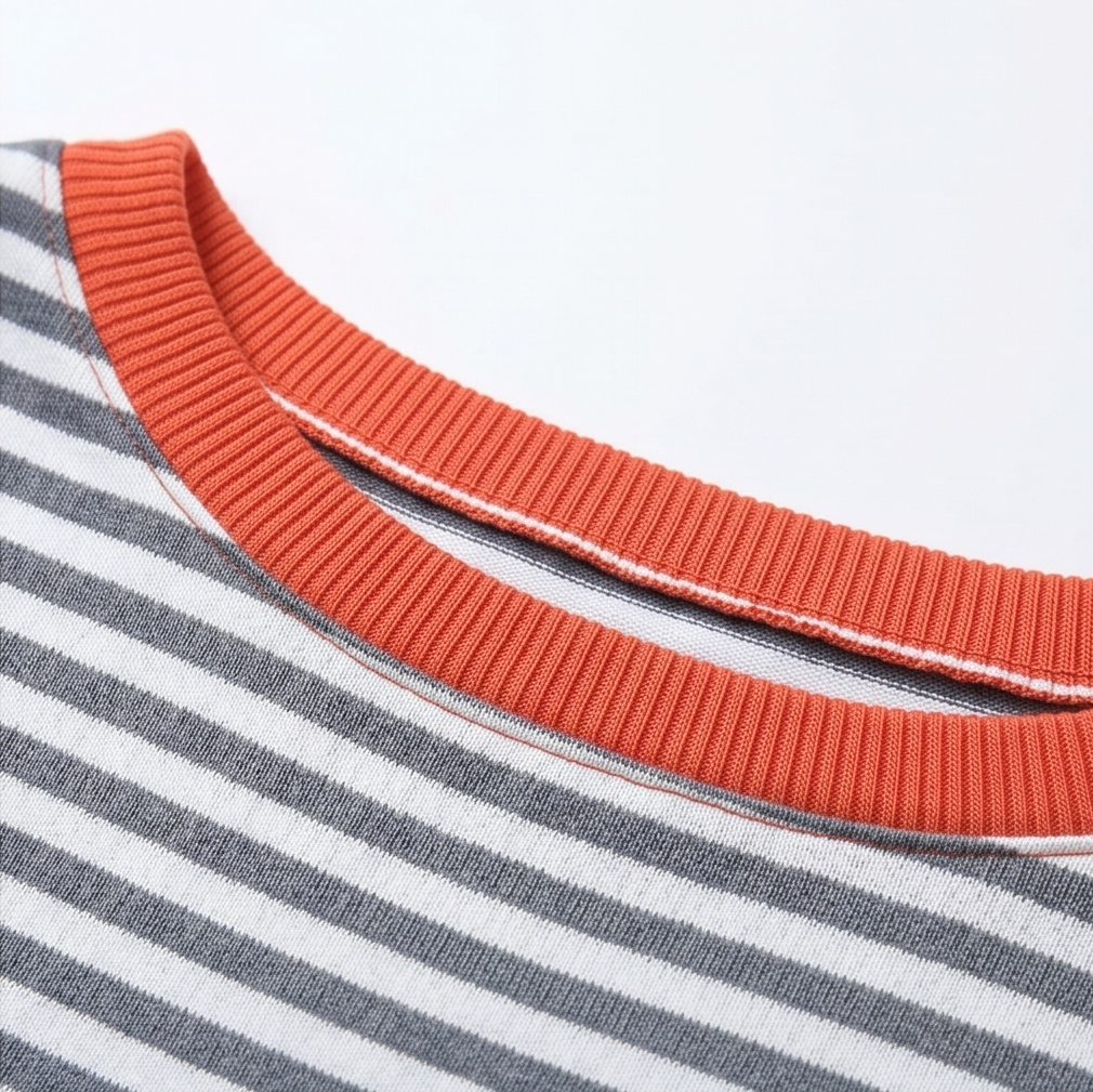 Tivana - Striped Long Sleeve Top - Women's Soft Knit