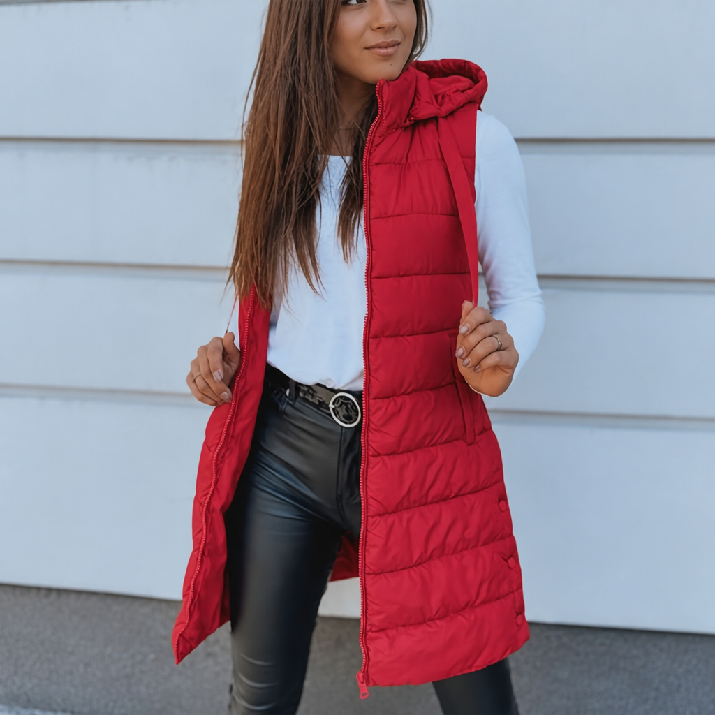 Wearbella Longline Puffer Vest - Women's Zip Up Gilet