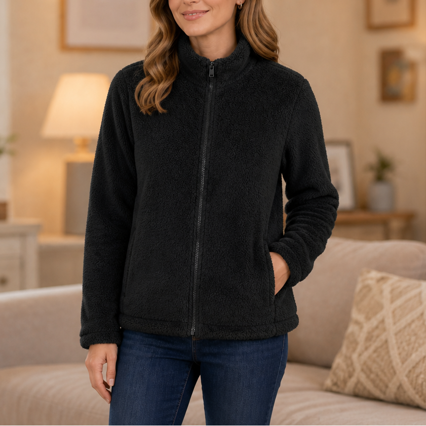 Velora Fleece Jacket - Women's Stand Collar Zip Fleece