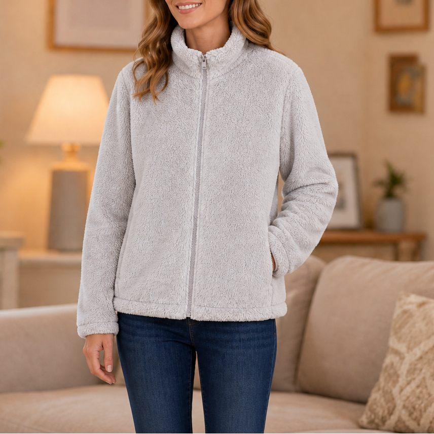 Velora Fleece Jacket - Women's Stand Collar Zip Fleece