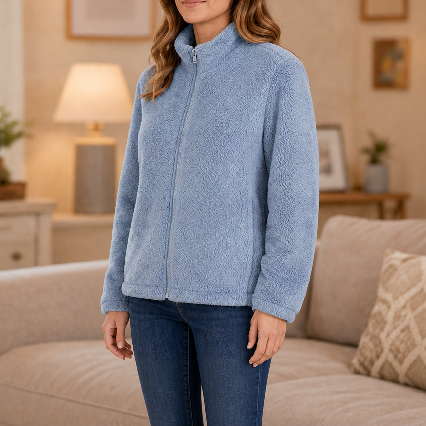 Velora Fleece Jacket - Women's Stand Collar Zip Fleece
