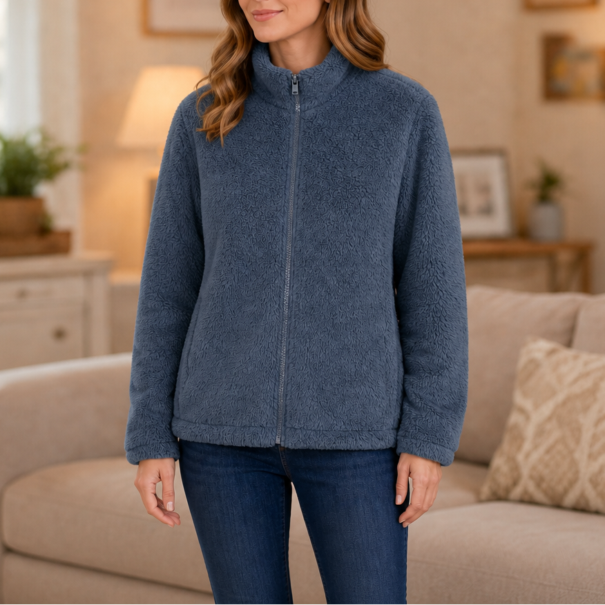 Velora Fleece Jacket - Women's Stand Collar Zip Fleece