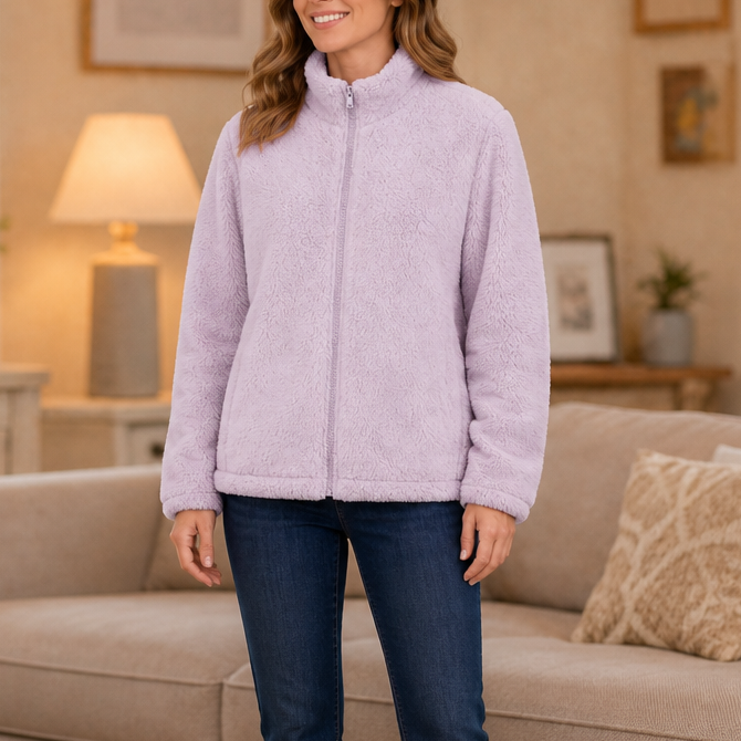 Velora Fleece Jacket - Women's Stand Collar Zip Fleece